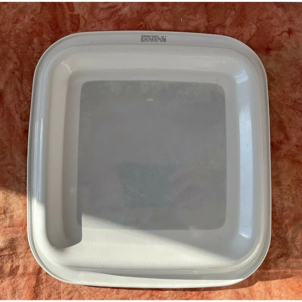 Corning Ware‎ MW-2 Microwave Browning Tray 12 1/4”x 11 1/2” x 1 1/4”